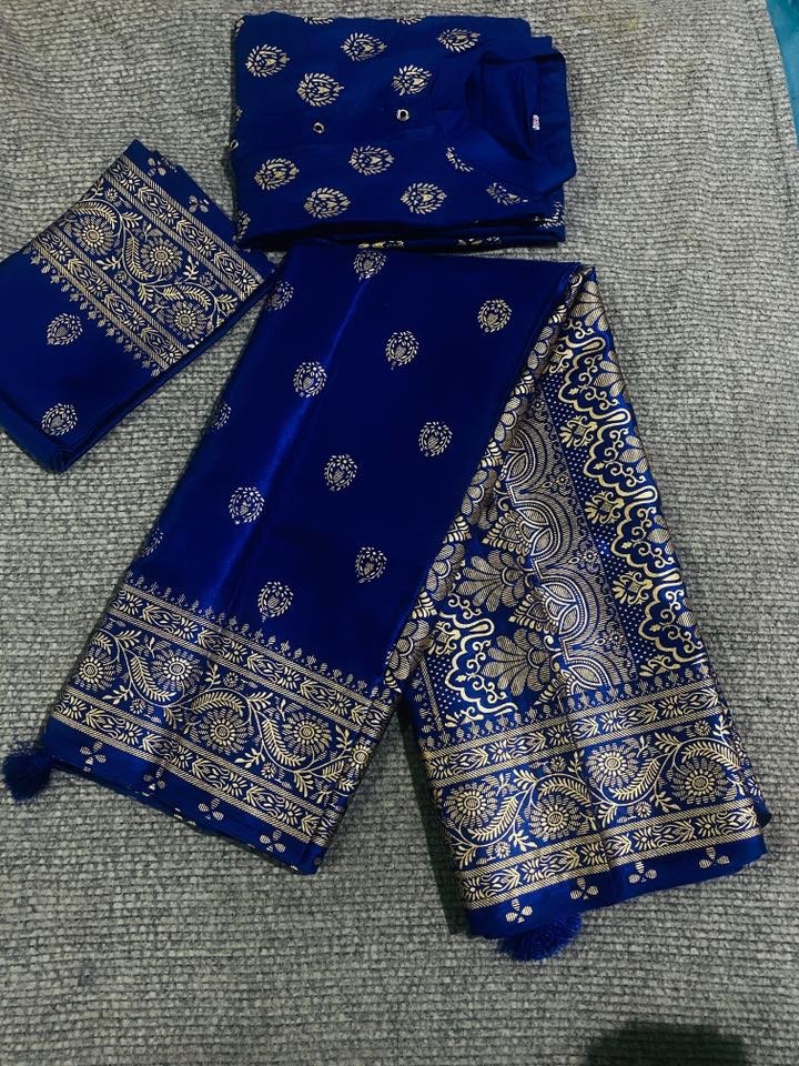 জাপানি সিল্ক শাড়ি নরম ও আরামদায়ক স্কিন প্রিন্টের নিখুঁত কাজ